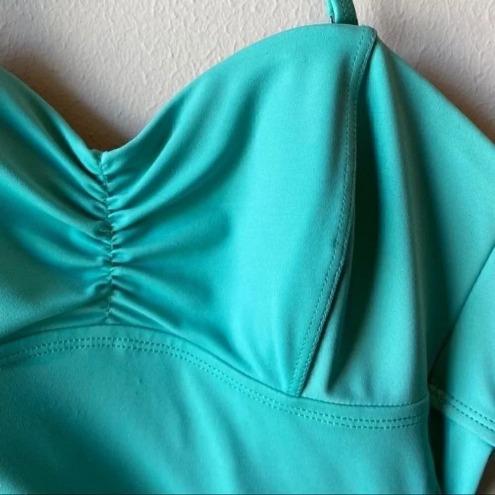 Anthro Mermaid Rodanthe Colorblocked Maillot XS